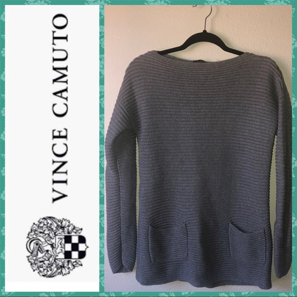 Vince Camuto Sweaters - Vince Camuto gray sweater from pockets medium